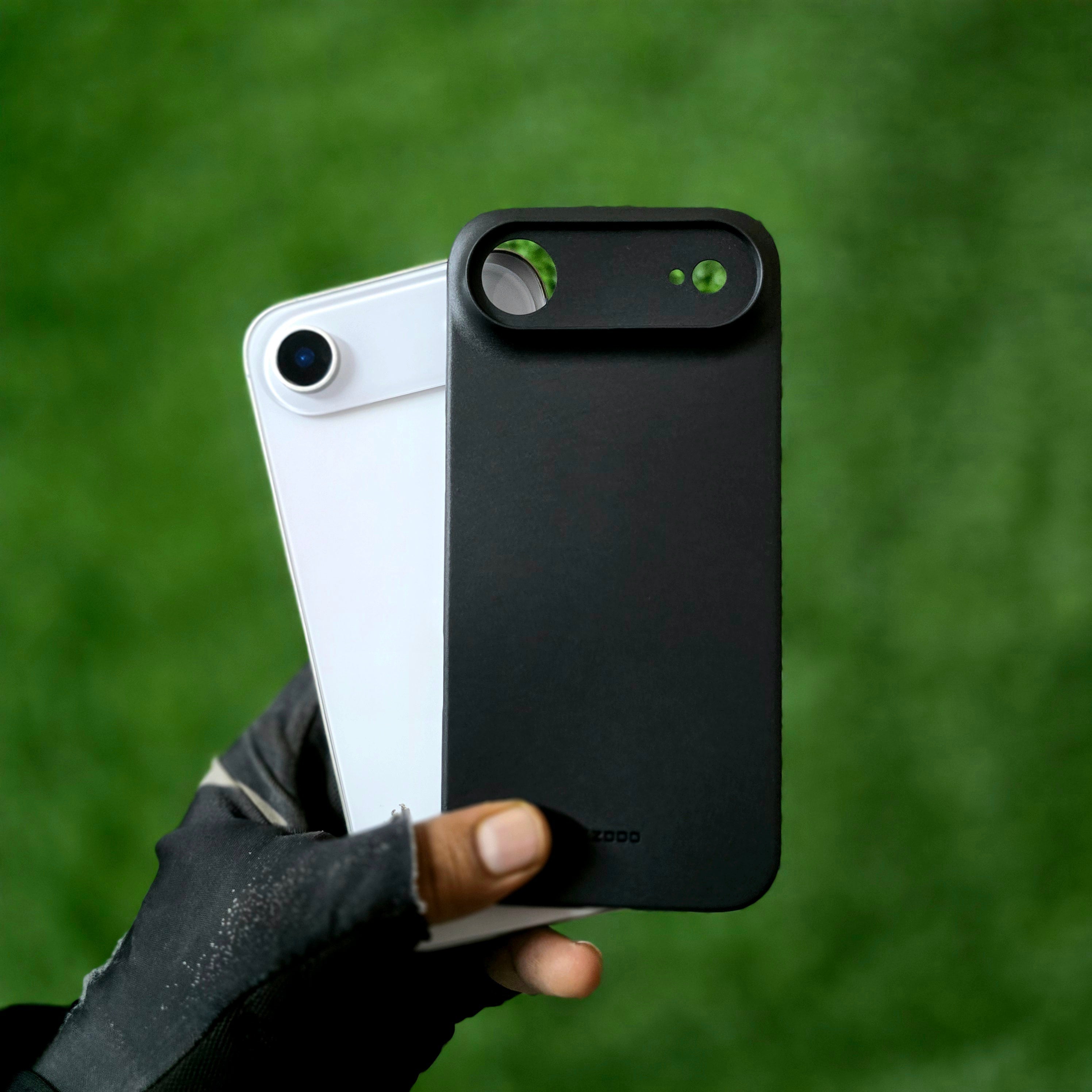 iPhone 17 Air Ultra-Thin KZDOO Air Skin Matte Frosted Back Cover - Black