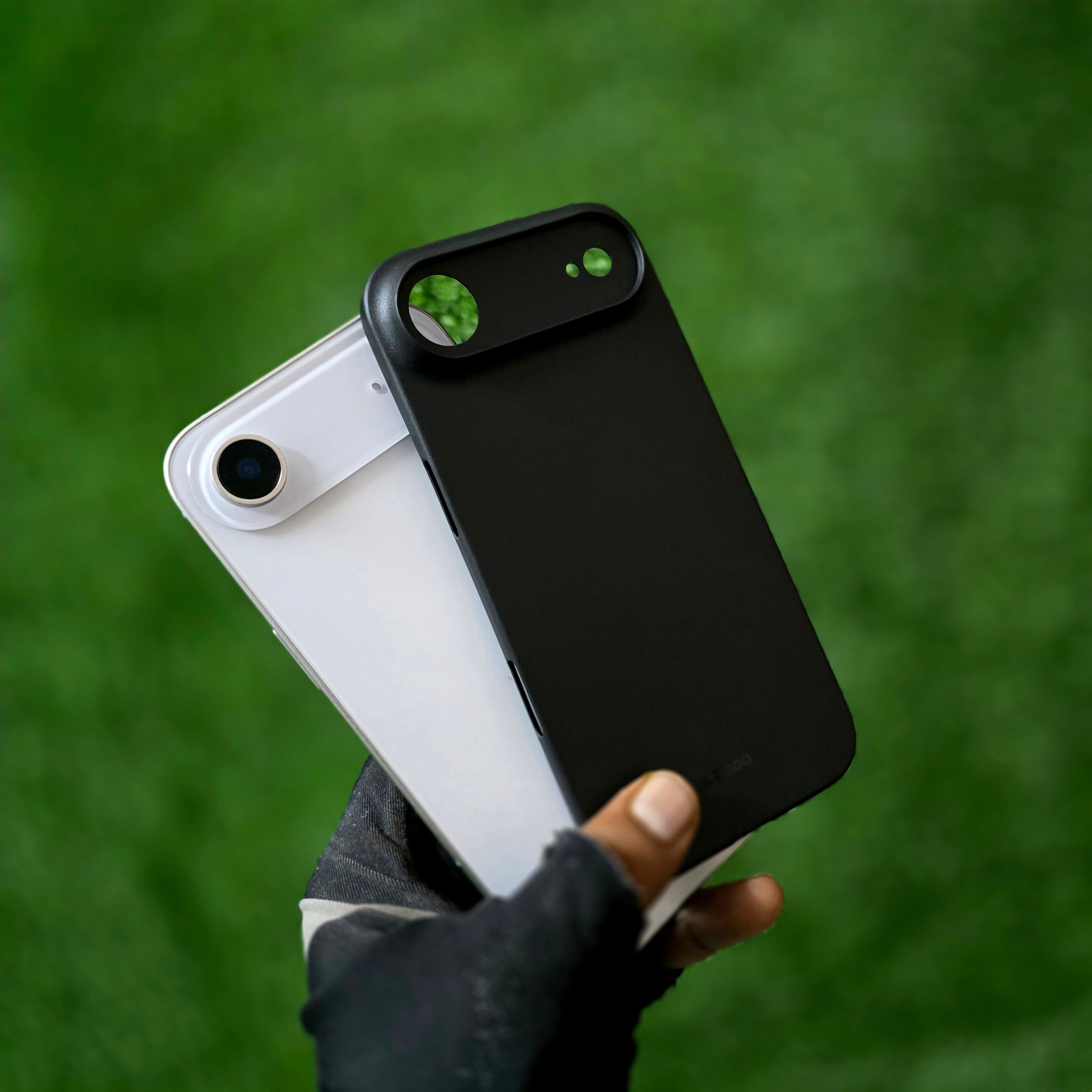 iPhone 17 Air Ultra-Thin KZDOO Air Skin Matte Frosted Back Cover - Black