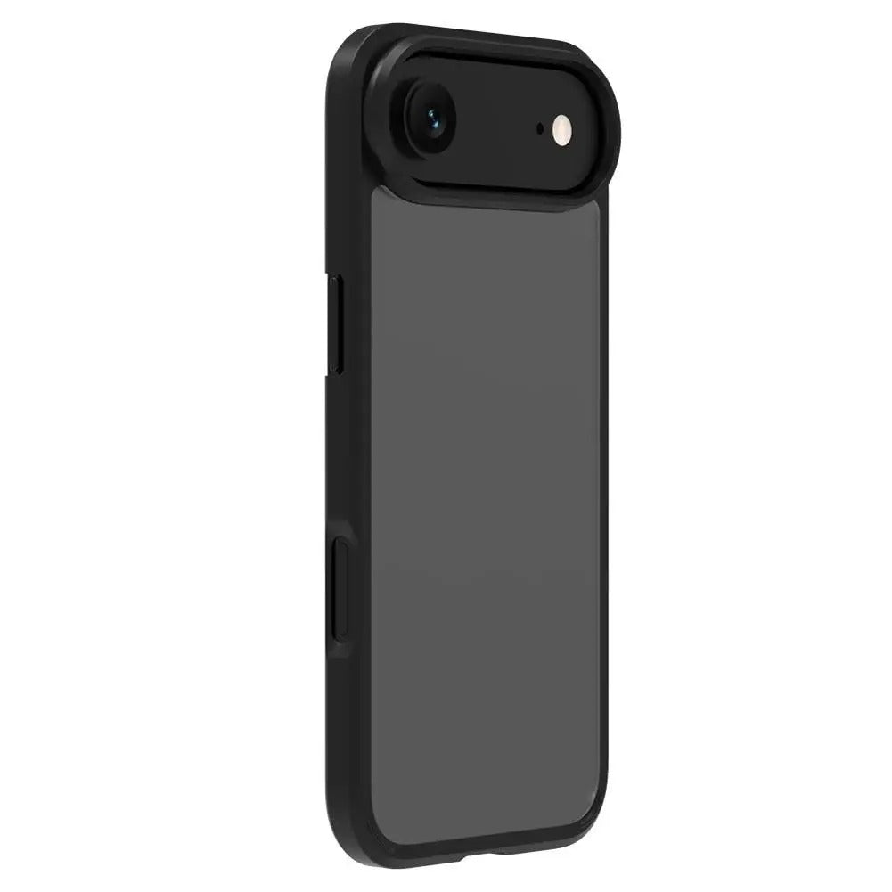 iPhone 17 Air Shockproof Anti Yellowing Transparent Case Soft TPU Side Black