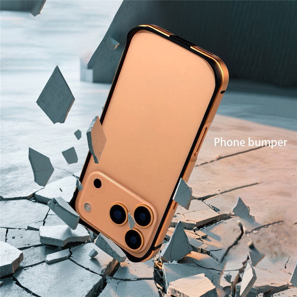 iPhone 17 Pro Max Frame Bumper Cover Inner Soft (No Back) - Orange