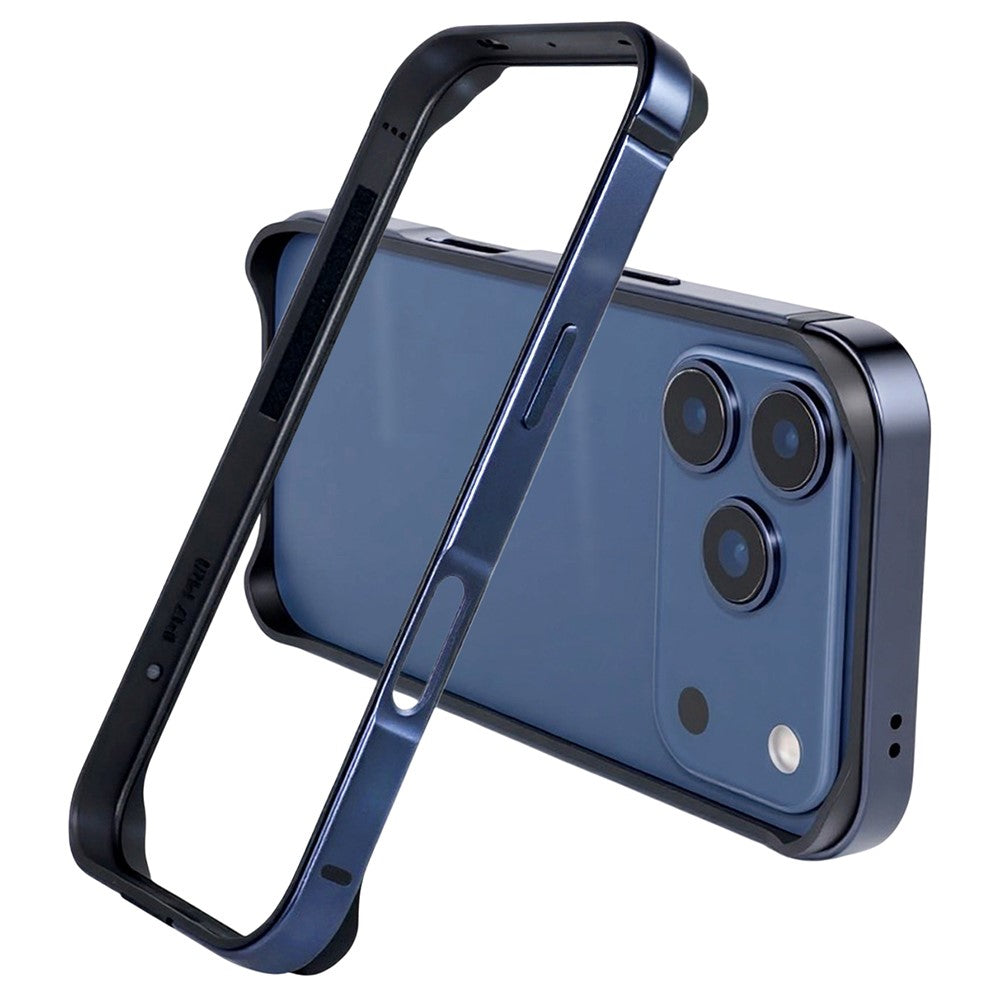 iPhone 17 Pro Frame Bumper Cover Inner Soft (No Back) - Blue