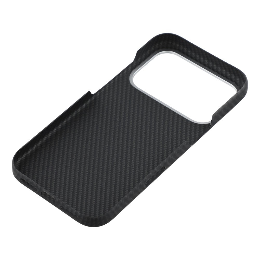 iPhone 17 Pro Carbon Fiber 0.6mm Slim X-LEVEL 600D Carbon Case - Black