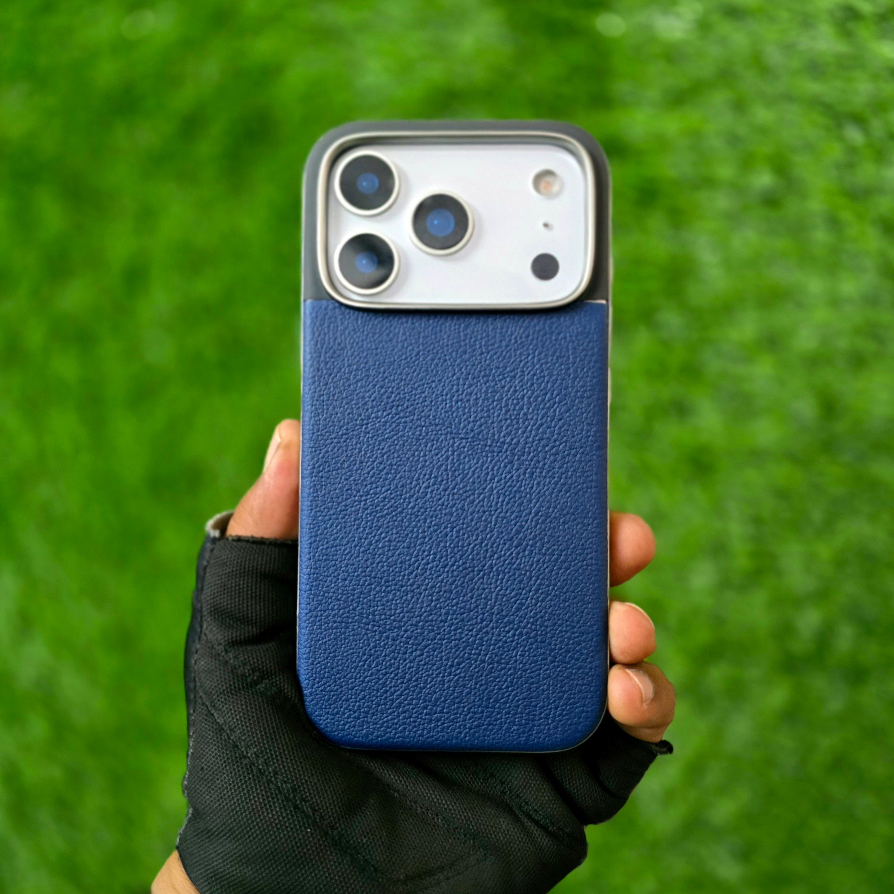 iPhone 17 Pro Max Soft TPU Leather Texture Back Cover