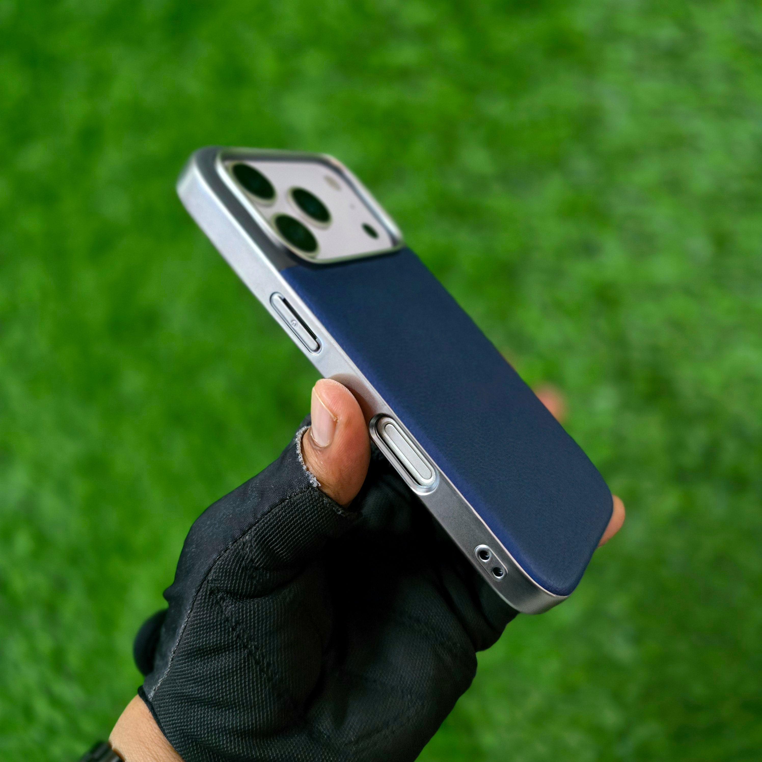 iPhone 17 Pro Max Soft TPU Leather Texture Back Cover