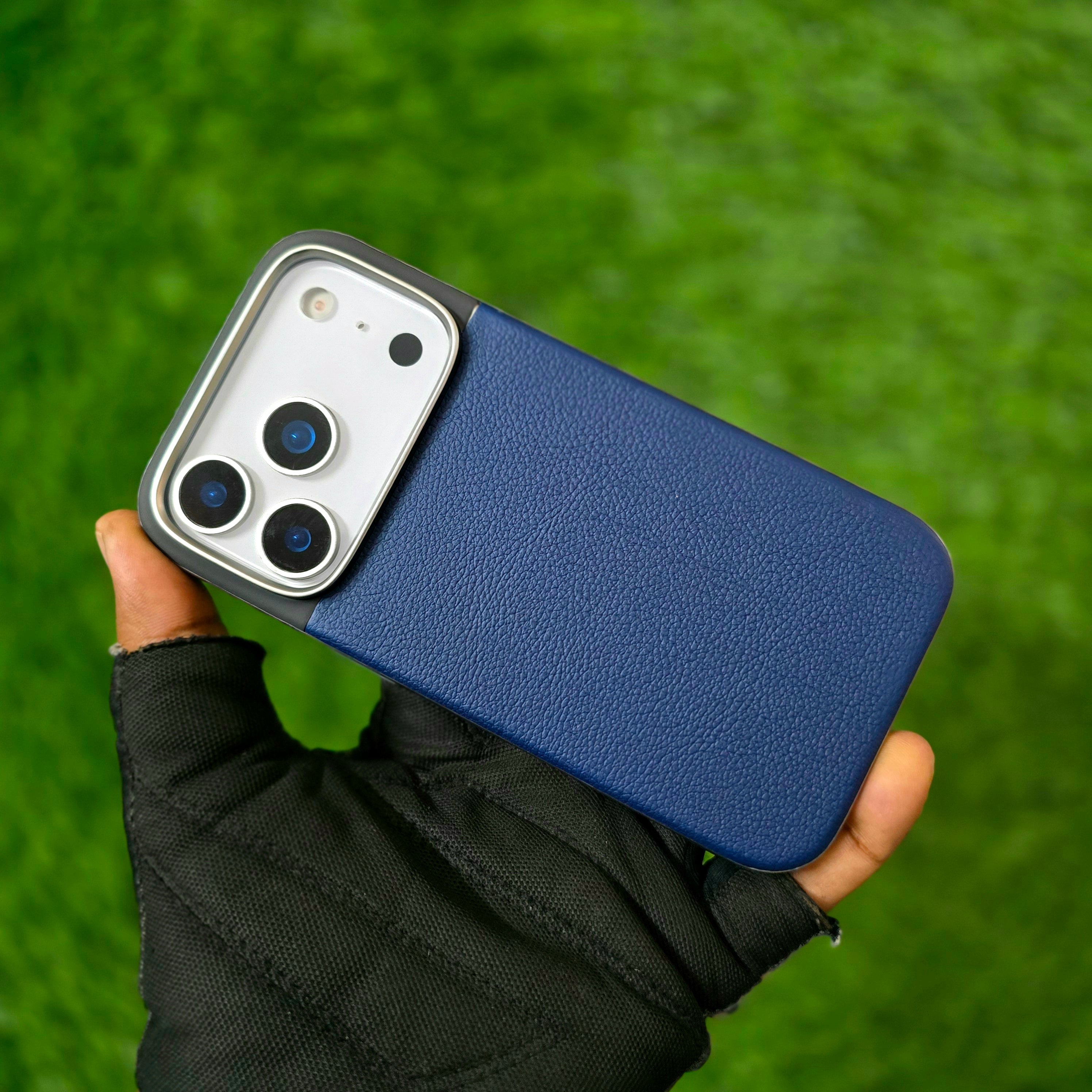 iPhone 17 Pro Soft TPU Leather Texture Back Cover