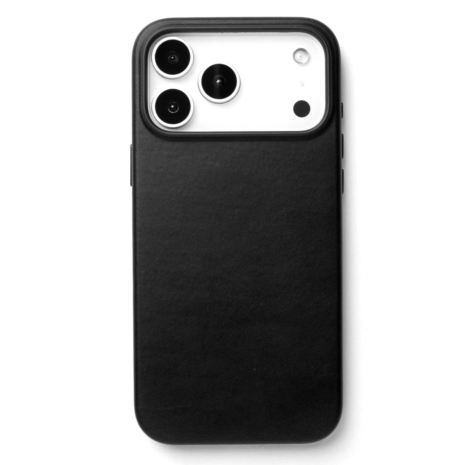 iPhone 17 Pro Leather Cover, Genuine Kzdoo Noble Collection Series Leather Case - Black