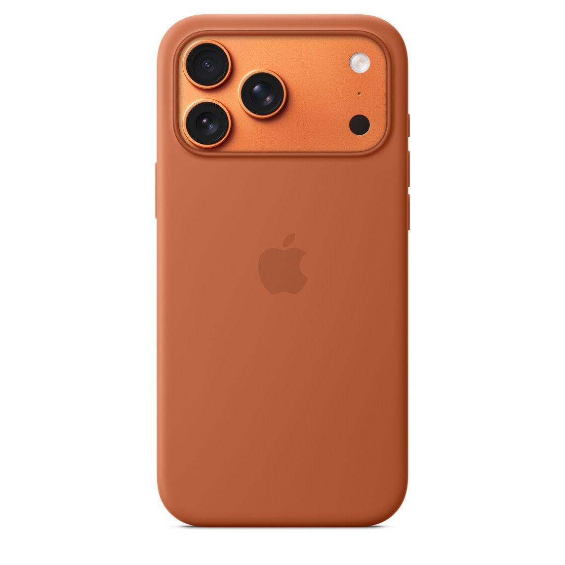 iPhone 17 Pro Silicon Case with Magsafe and Camera Control Button - Terra Cotta