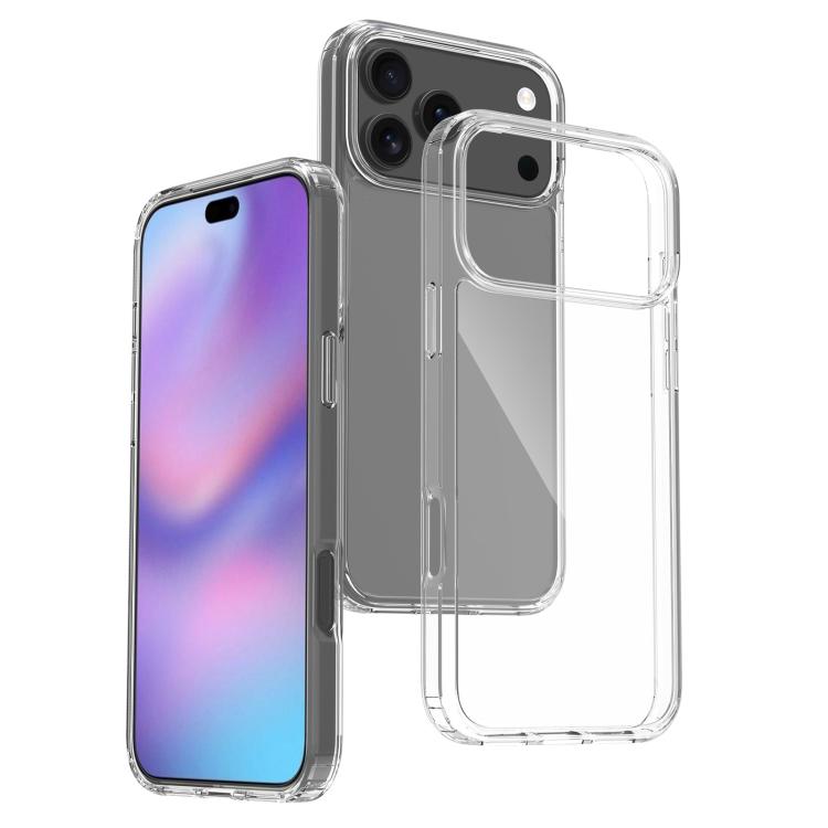 iPhone 17 Pro Max Shockproof Soft TPU Transparent Case - Clear