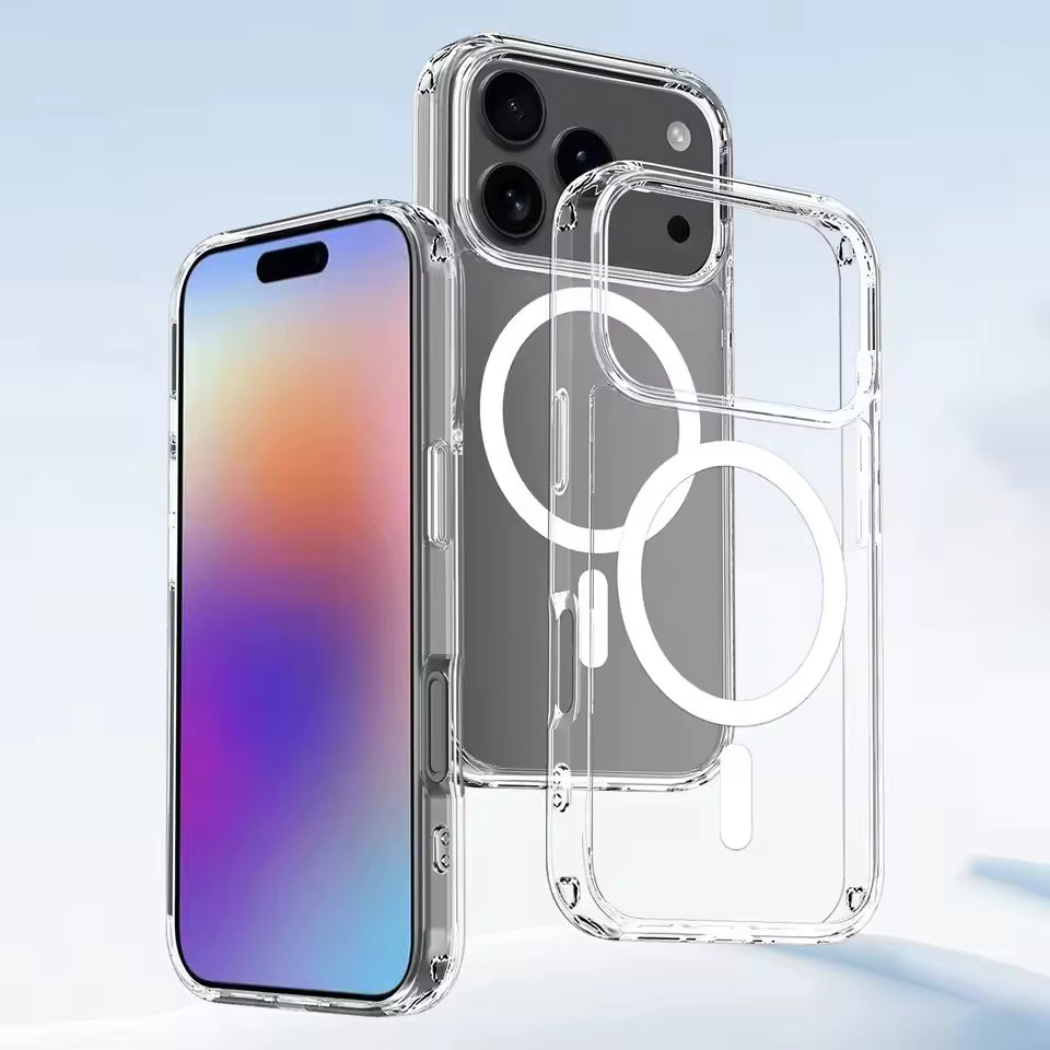 iPhone 17 Pro Soft TPU Transparent Magsafe Case - Clear
