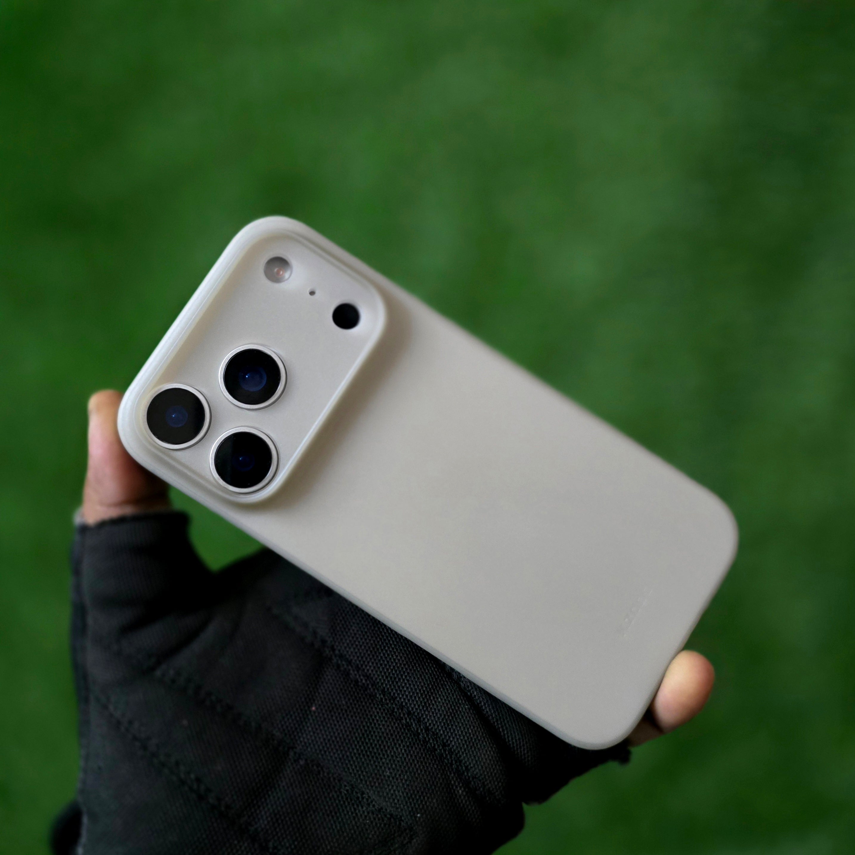 iPhone 17 Pro Max Ultra Thin KZDOO Air Skin Matte Frosted Back Cover - Desert Titanium