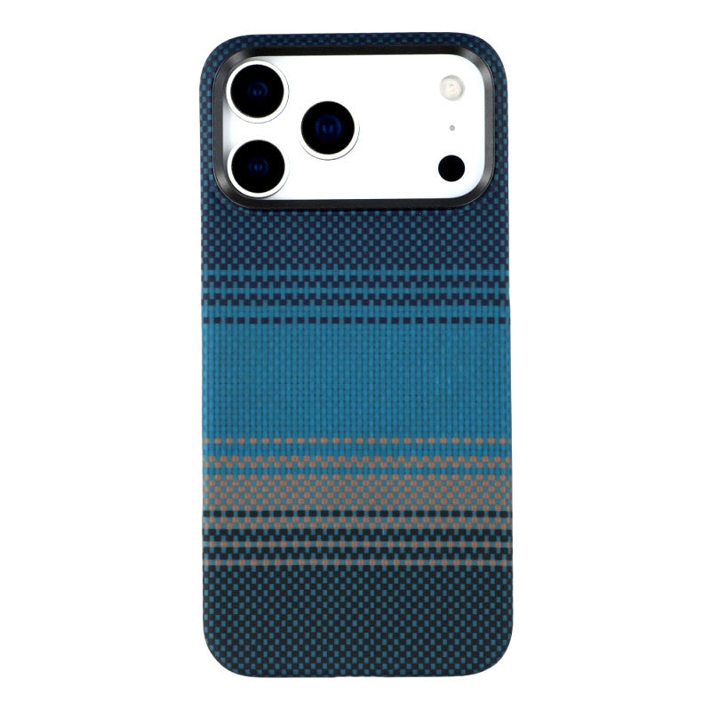 iPhone 17 Pro 0.4mm Ultra-Thin Real Aramid Carbon Fiber Case with Magsafe - Sunset Moonrise