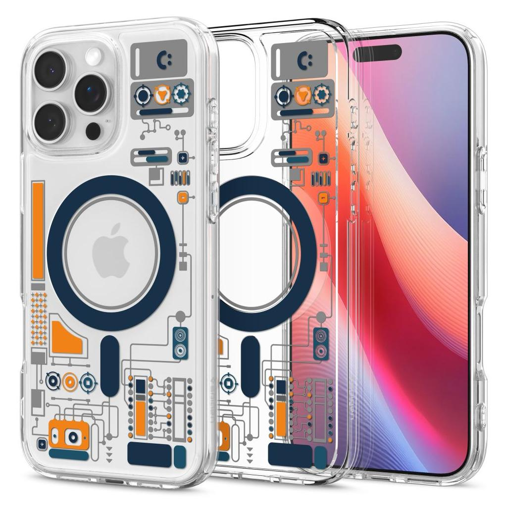 iPhone 16 Pro Hybrid Neo One Series, Machinery Design Shockproof Case with Magsafe