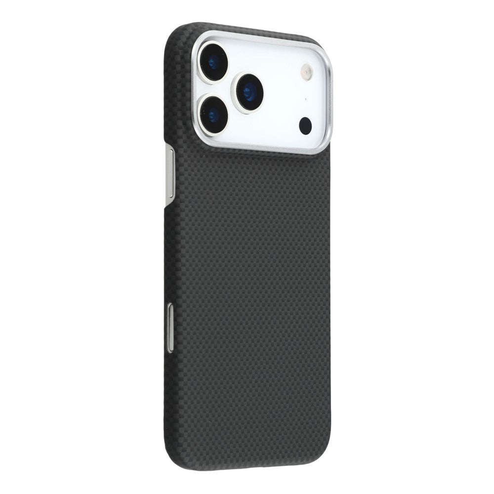iPhone 17 Air 0.8mm Ultra Slim Carbon Fiber Magnetic Cover with Magsafe - Black