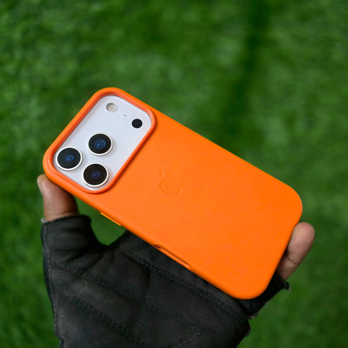 iPhone 17 Pro Leather Case with MagSafe - Orange, image 2 – CaseCart