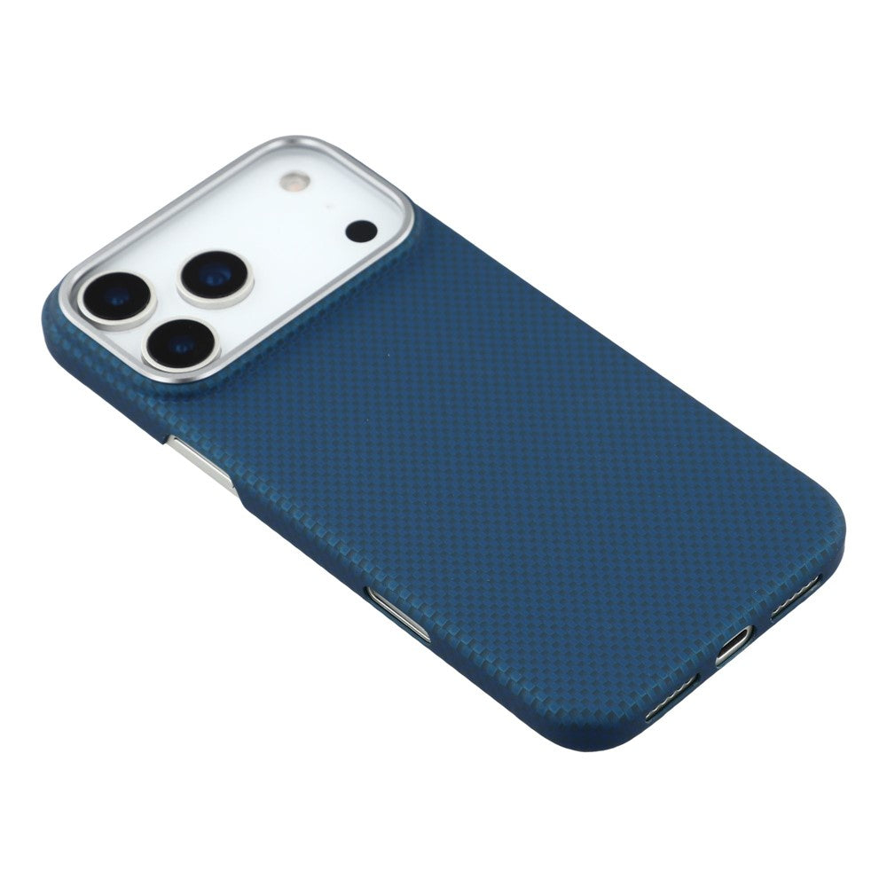 iPhone 17 Pro 0.8mm Ultra Slim Carbon Fiber Magnetic Cover with Magsafe - Blue
