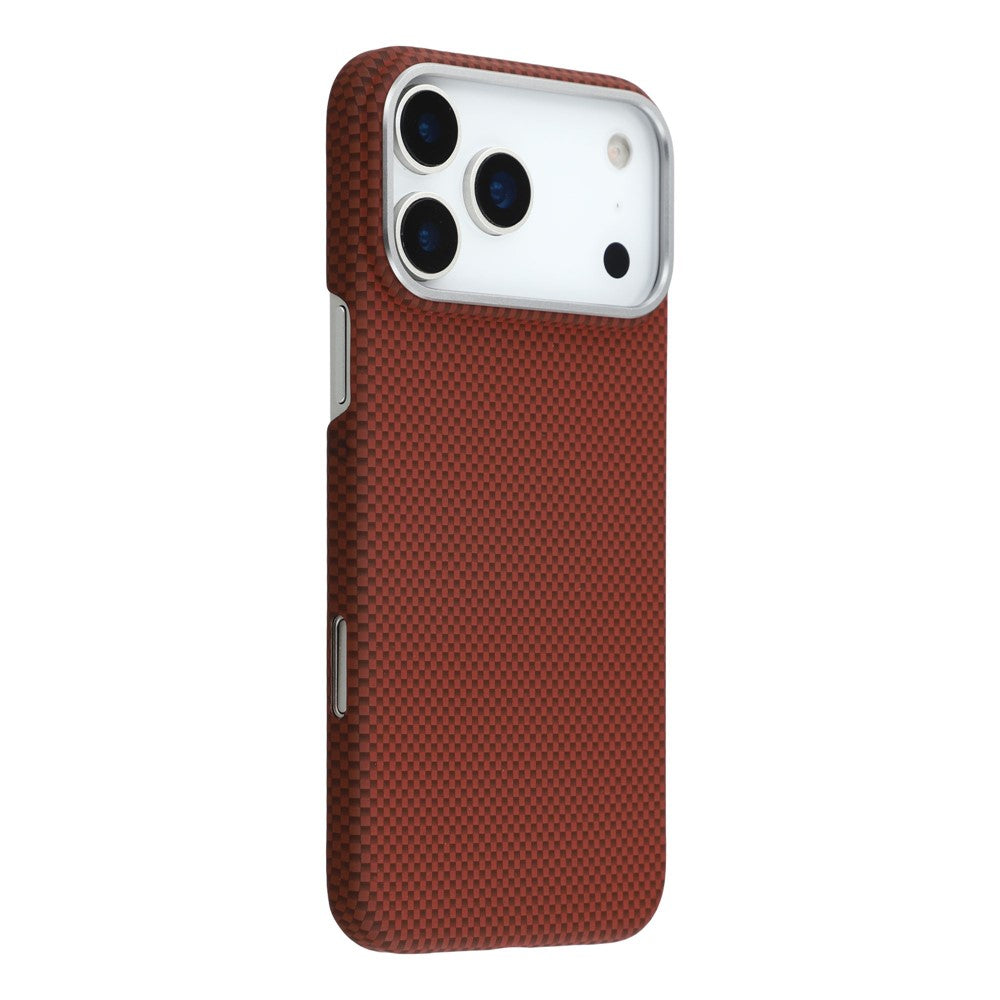 iPhone 17 Pro Max 0.8mm Ultra Slim Carbon Fiber Magnetic Cover with MagSafe - Red, image 2 – CaseCart