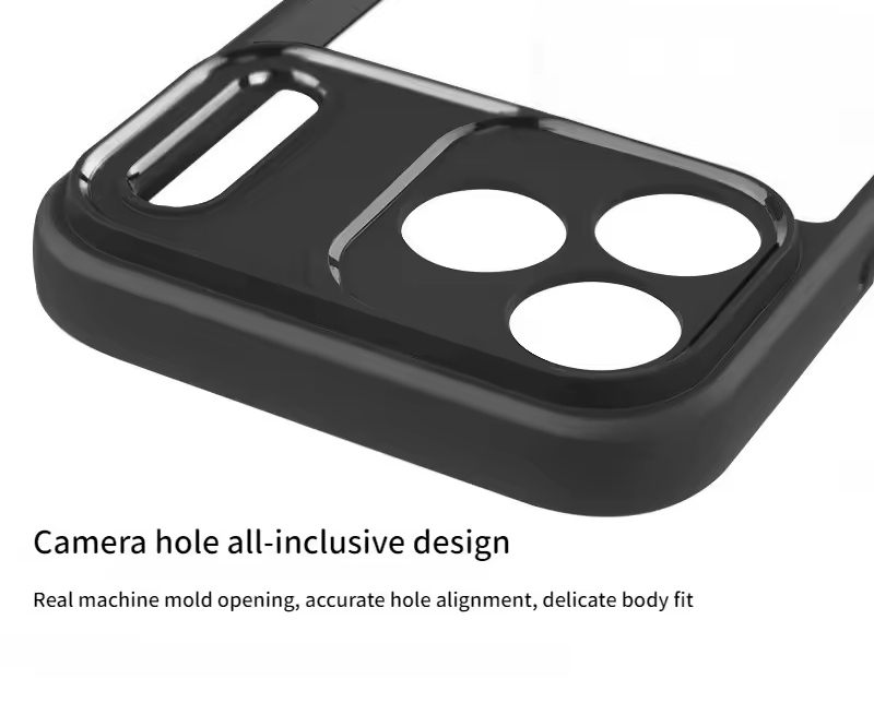 iPhone 17 Pro Anti Yellowing Shockproof Magnetic Magsafe Cover with Camera Protection - Black