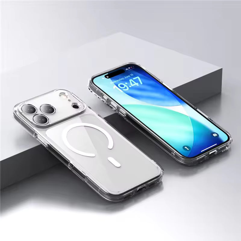 iPhone 17 Pro Shockproof Ultra Thin J-Case Anti Yellowing Series Transparent Cover - Clear, image 3 – CaseCart