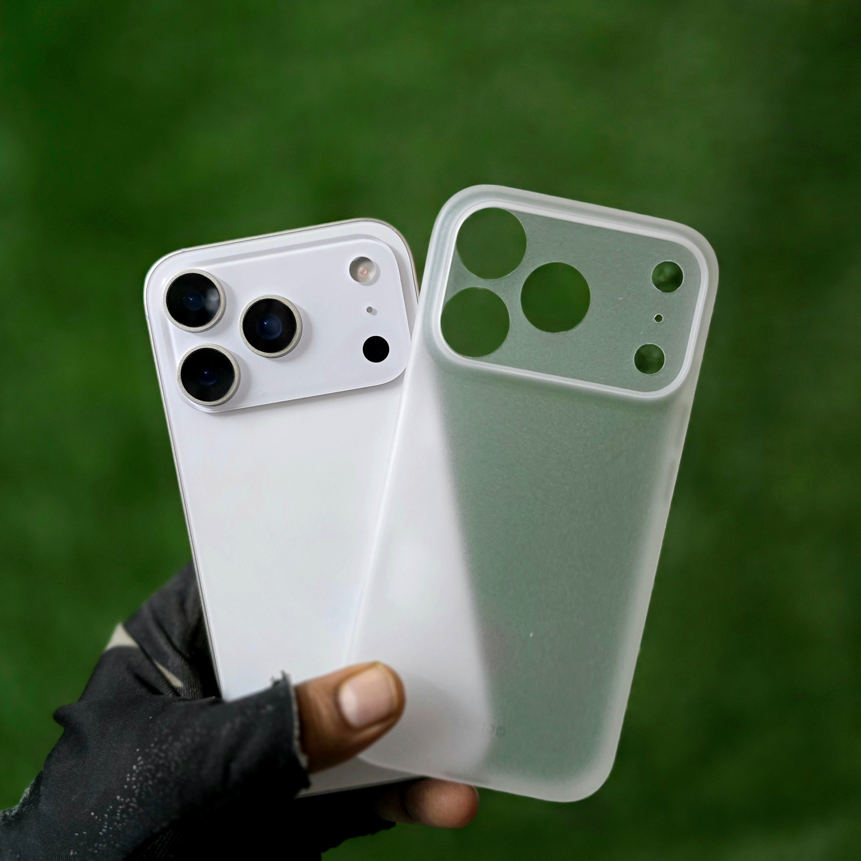 iPhone 17 Pro Ultra Thin KZDOO Air Skin Matte Frosted Back Cover - White