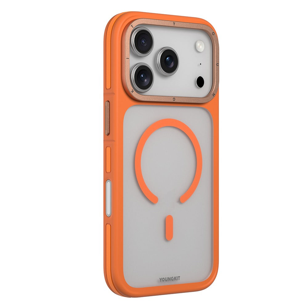 iPhone 17 Pro Max Youngkit Case, Rock Sand Series with Magsafe - Orange