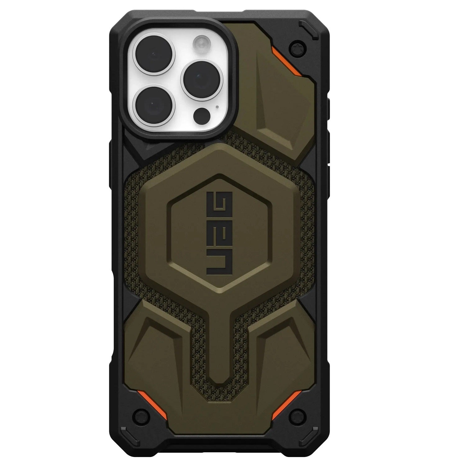 iPhone 16 Pro Max Back Cover Monarch Pro Kevlar Ruged Armor Case with MagSafe - Gold