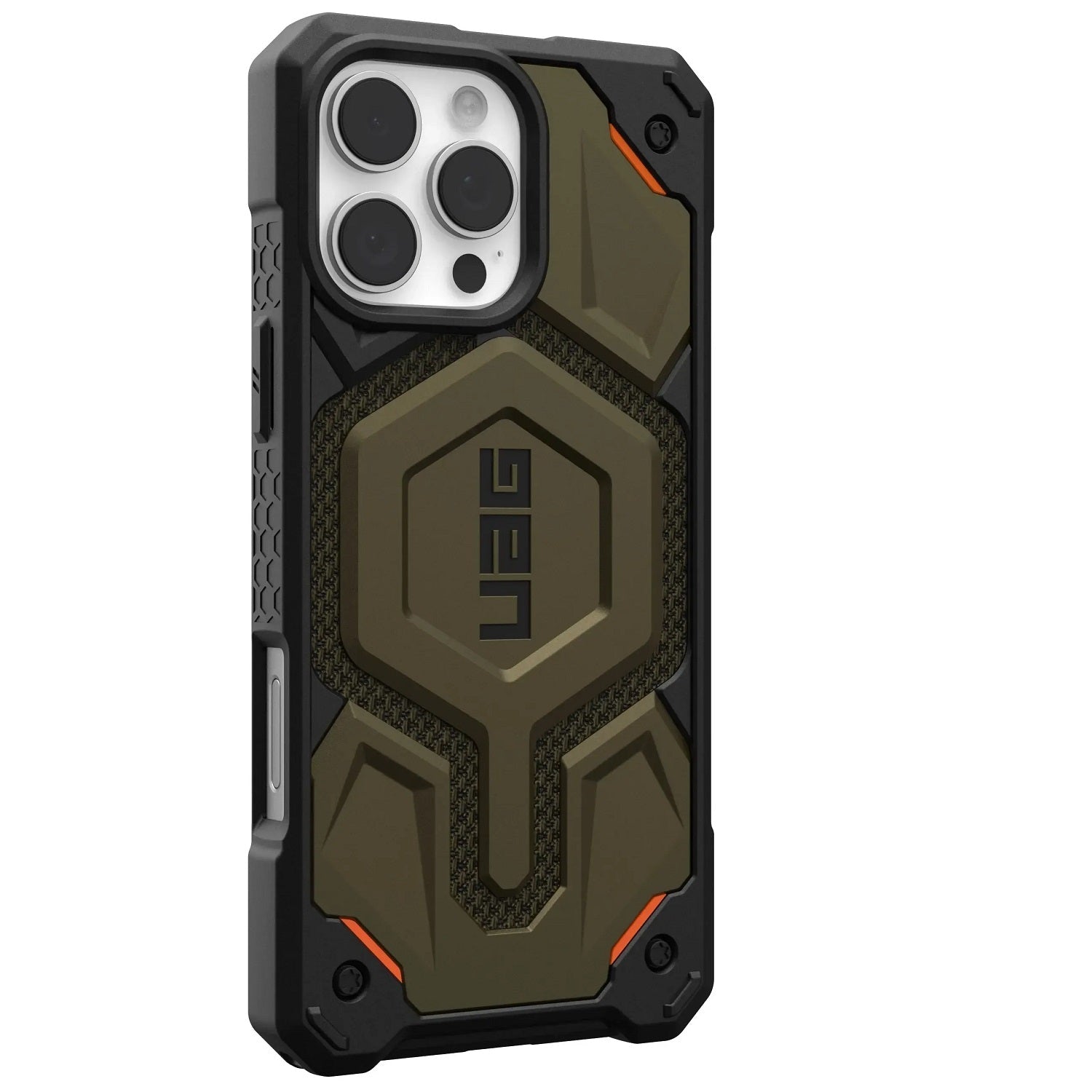 iPhone 16 Pro Max Back Cover Monarch Pro Kevlar Ruged Armor Case with MagSafe - Gold