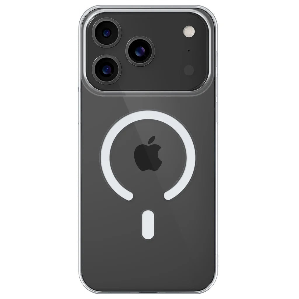 iPhone 17 Pro Cristal Clear Magsafe Case with IC Animation - Transparent