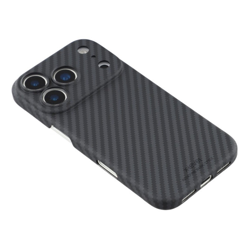 iPhone 17 Pro 0.6mm Ultra Slim X-LEVEL Carbon Fiber Magnetic Cover with Magsafe - Black