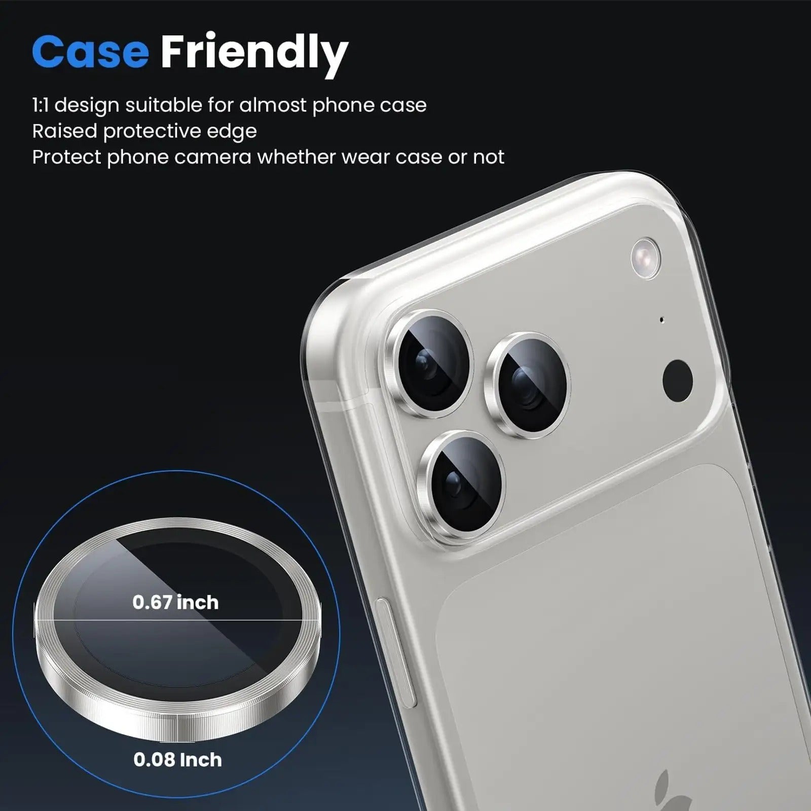 Metal Camera Ring Protection for iPhone 18 Pro Max