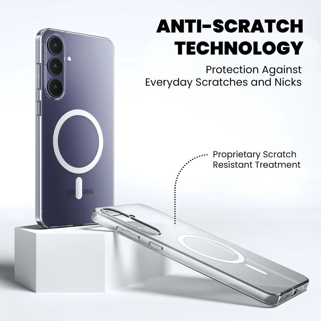 Samsung Galaxy S26 Ultra Anti Yellowing Cristal Clear Transparent Case with Magsafe