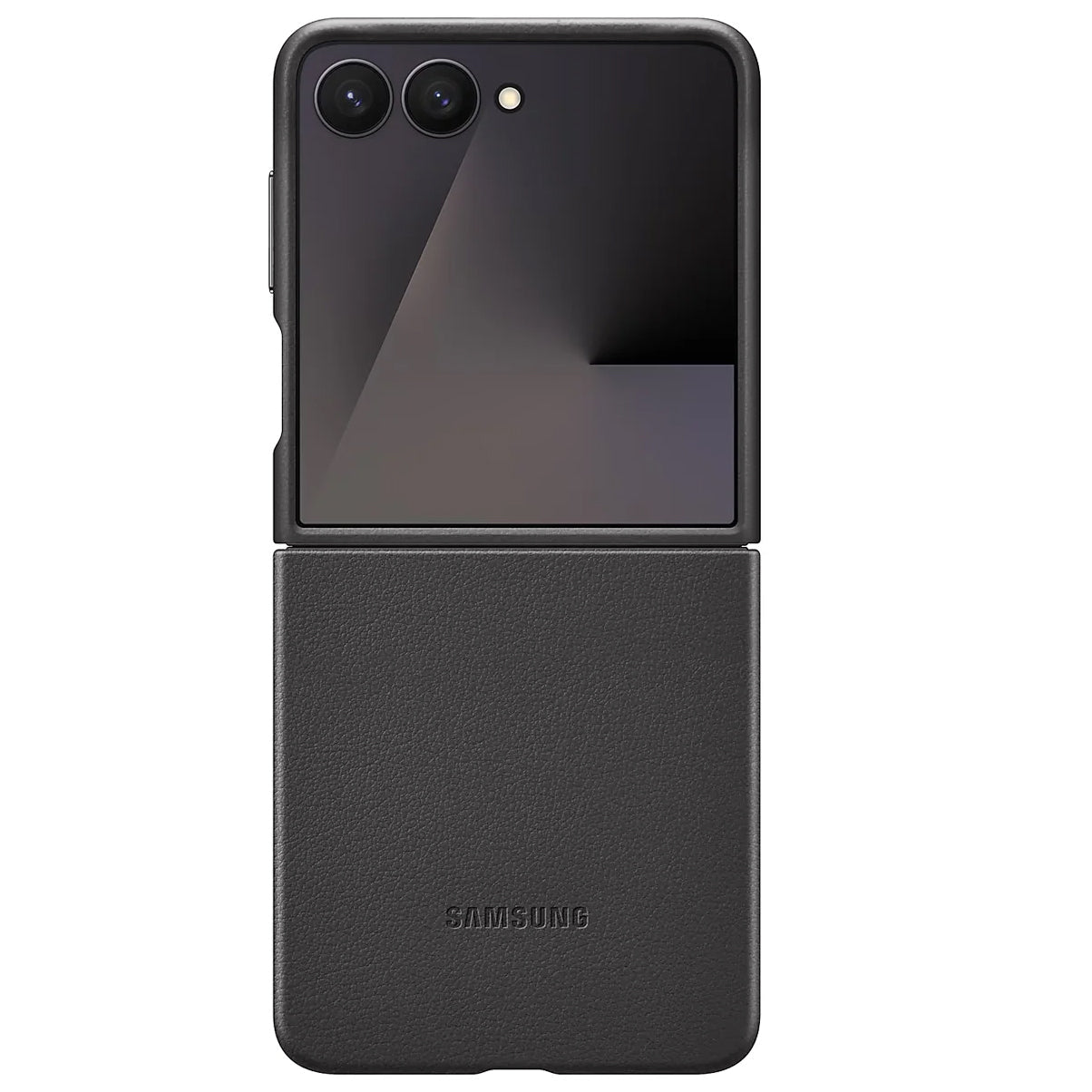 Samsung Galaxy Z Flip7 Leather Protective Shell Cover Back Cover - Gray