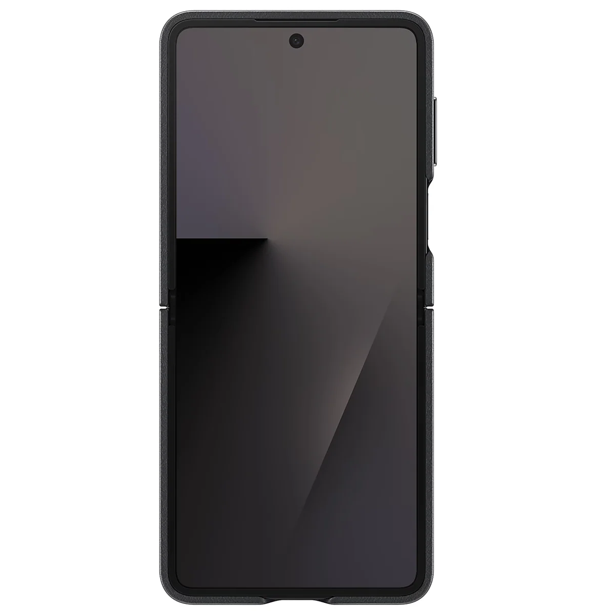 Samsung Galaxy Z Flip7 Leather Protective Shell Cover Back Cover - Black