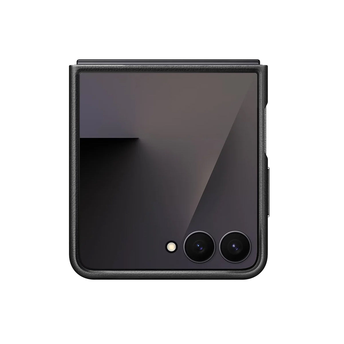 Samsung Galaxy Z Flip7 Leather Protective Shell Cover Back Cover - Gray