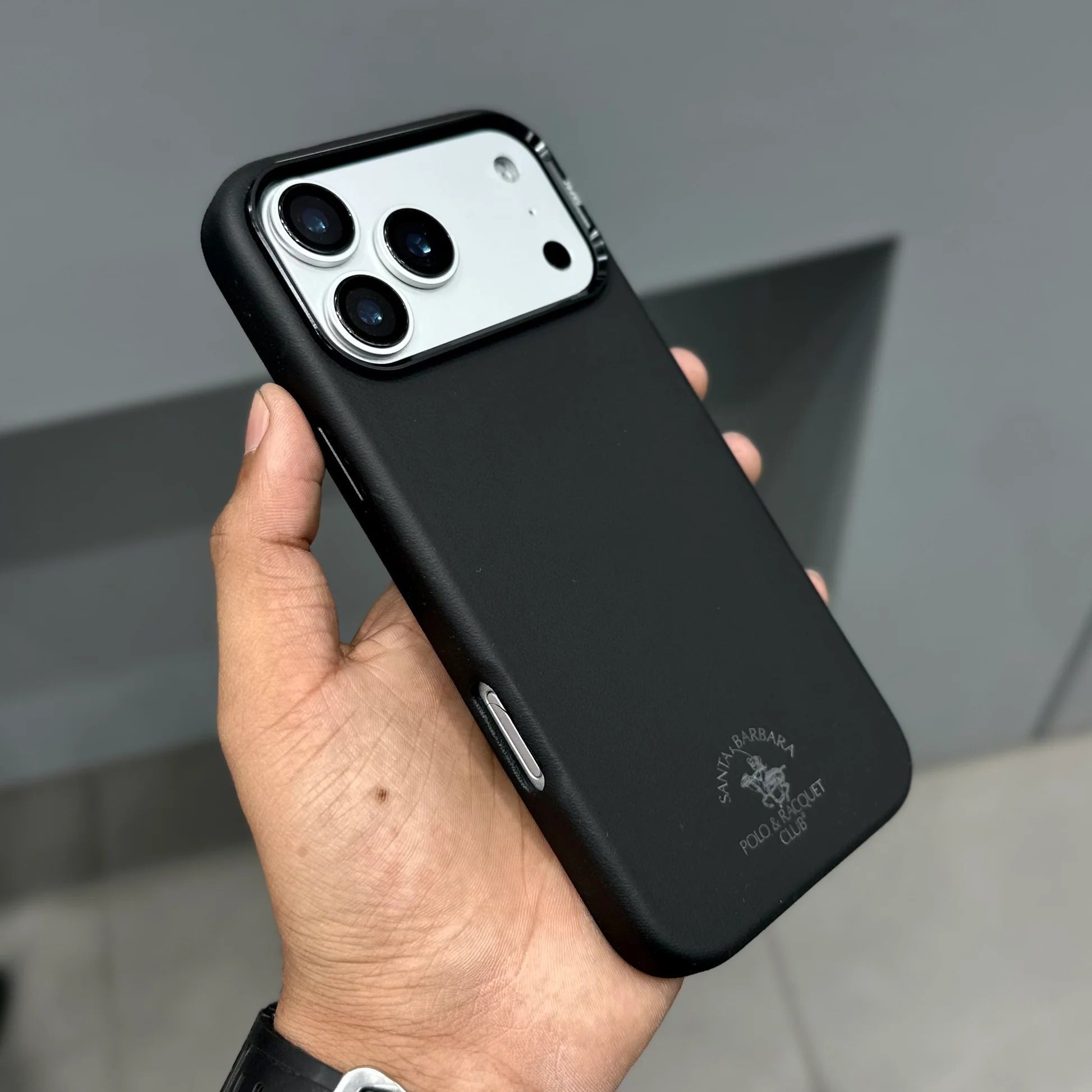 iPhone 17 Pro Max Santa Barbara Simon Series Leather Case with Magsafe