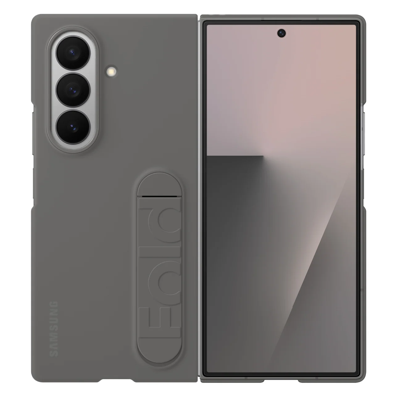 Samsung Galaxy Z Fold7 Matte Skin Feel PC Hard Case with Kickstand