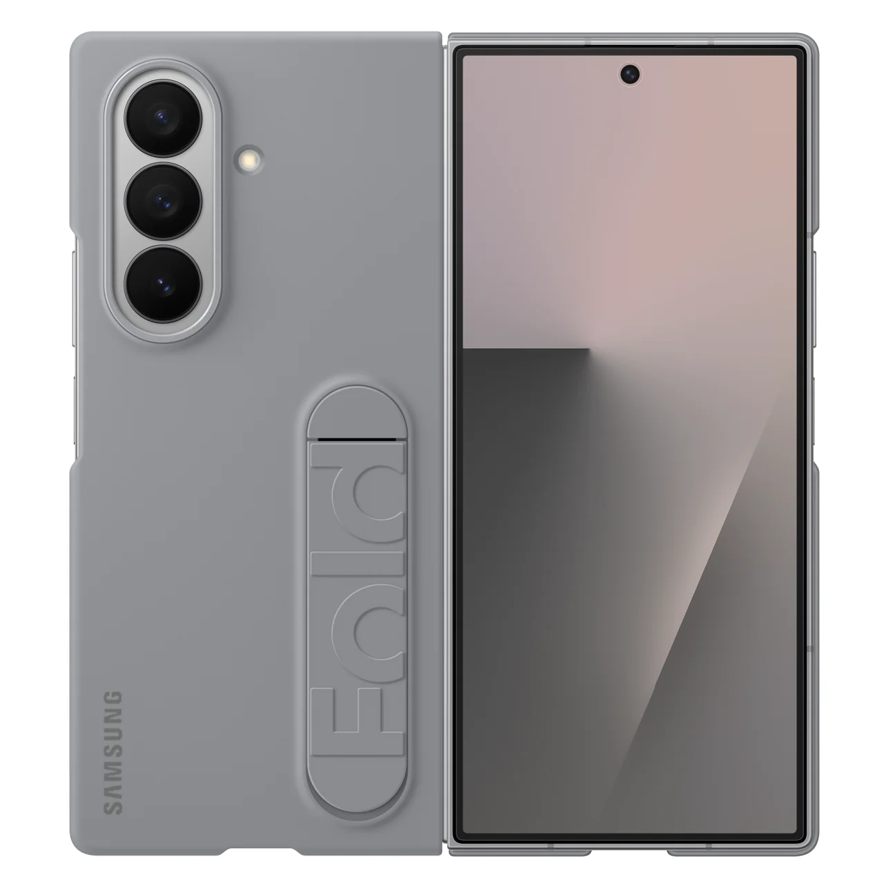 Samsung Galaxy Z Fold7 Matte Skin Feel PC Hard Case with Kickstand