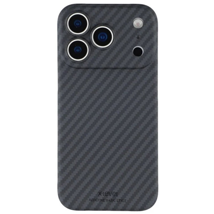 iPhone 17 Pro X-LEVEL 0.6mm Carbon Fiber Case with Magsafe - Black