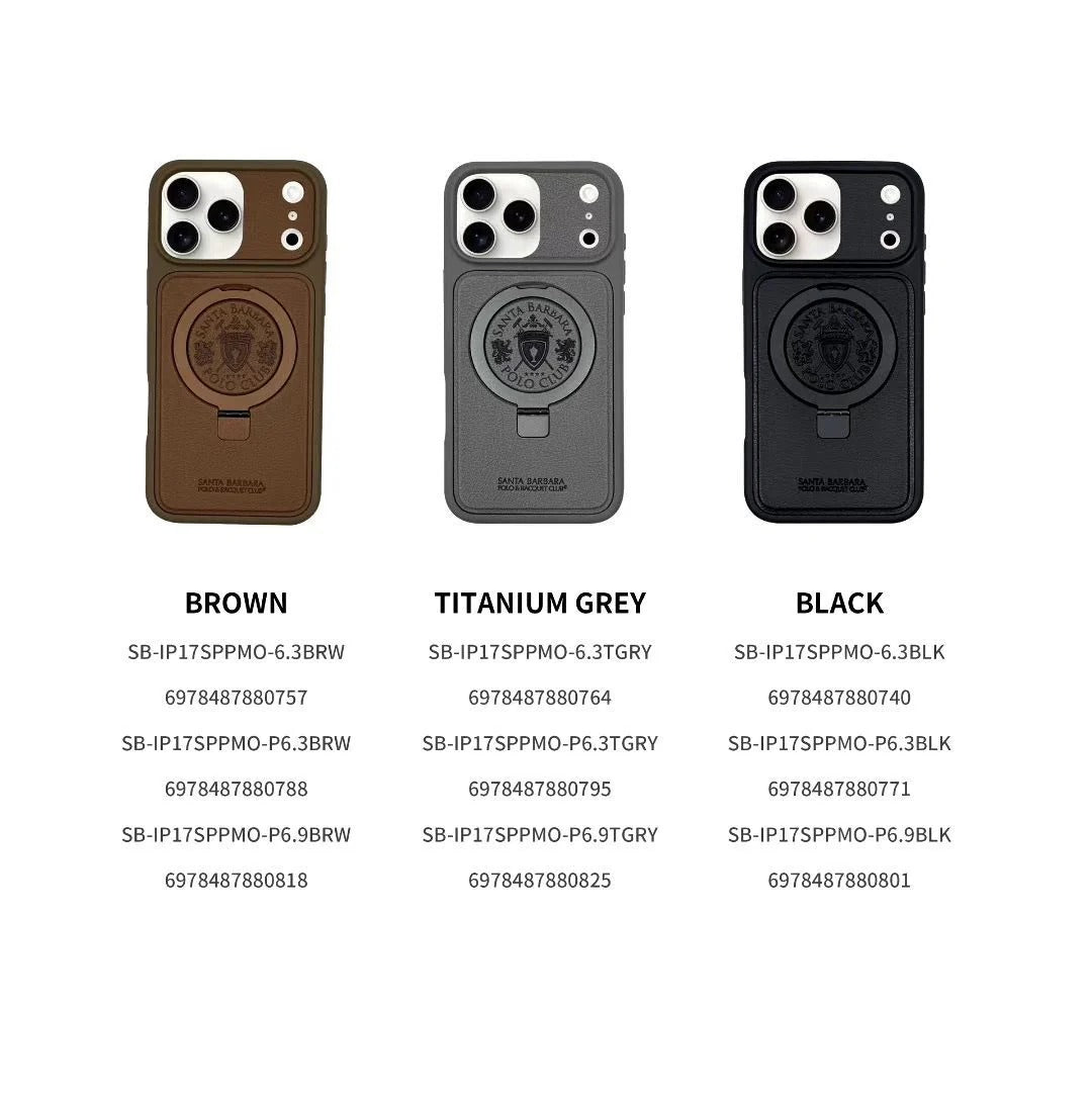 iPhone 17 Pro Leather Case, Original Santa Barbara Primo Series Leather Back Cover