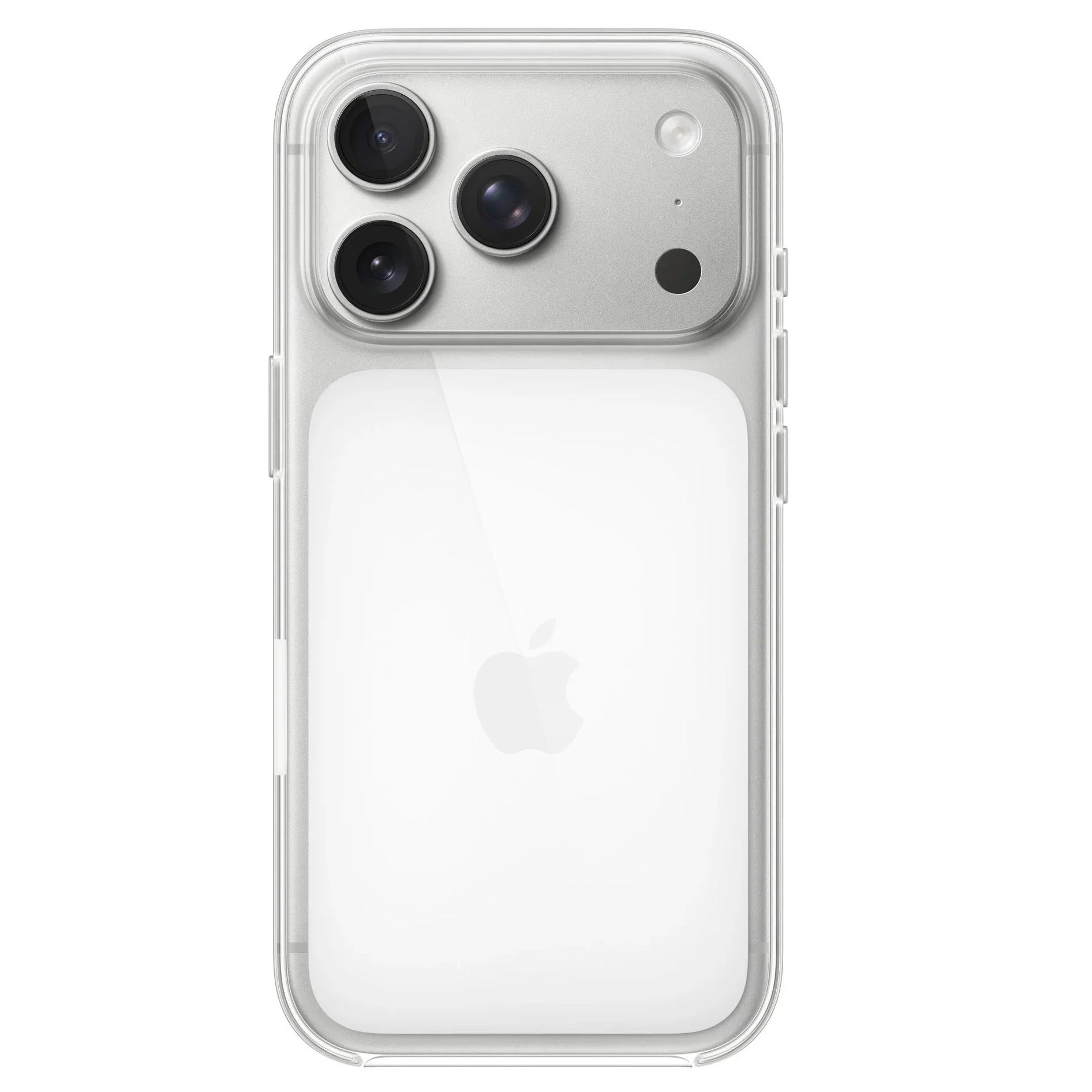iPhone 18 Pro Max Clear Back Cover Case with Magsafe & Camer Control Button - Transparent