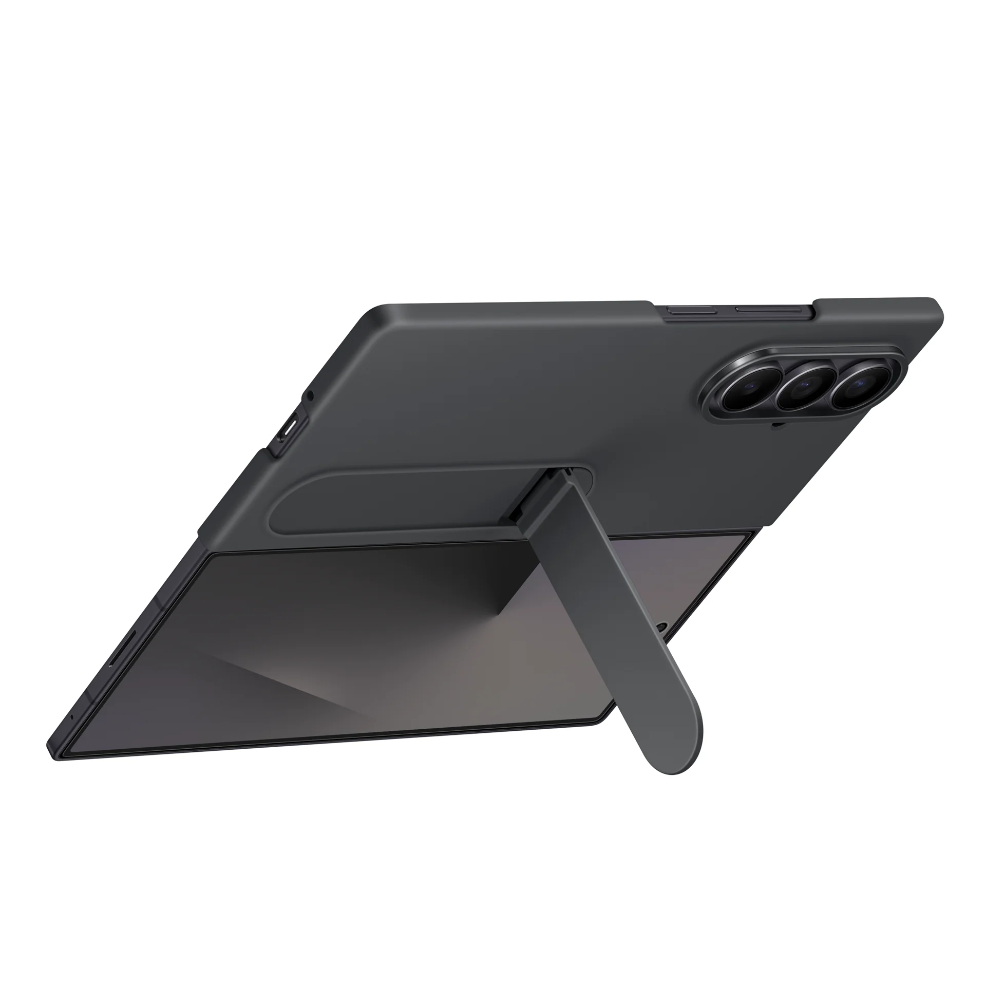Samsung Galaxy Z Fold7 Matte Skin Feel PC Hard Case with Kickstand