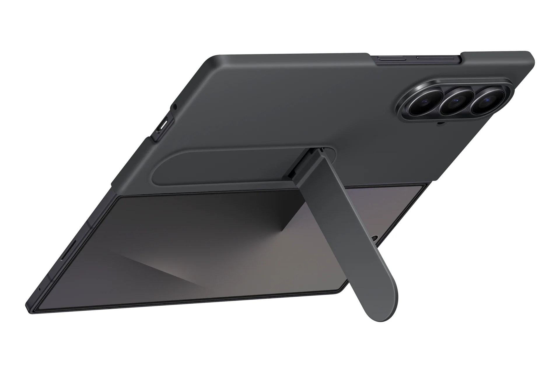 Samsung Z Fold8 Ultra Silicon Case Kickstand with Logo