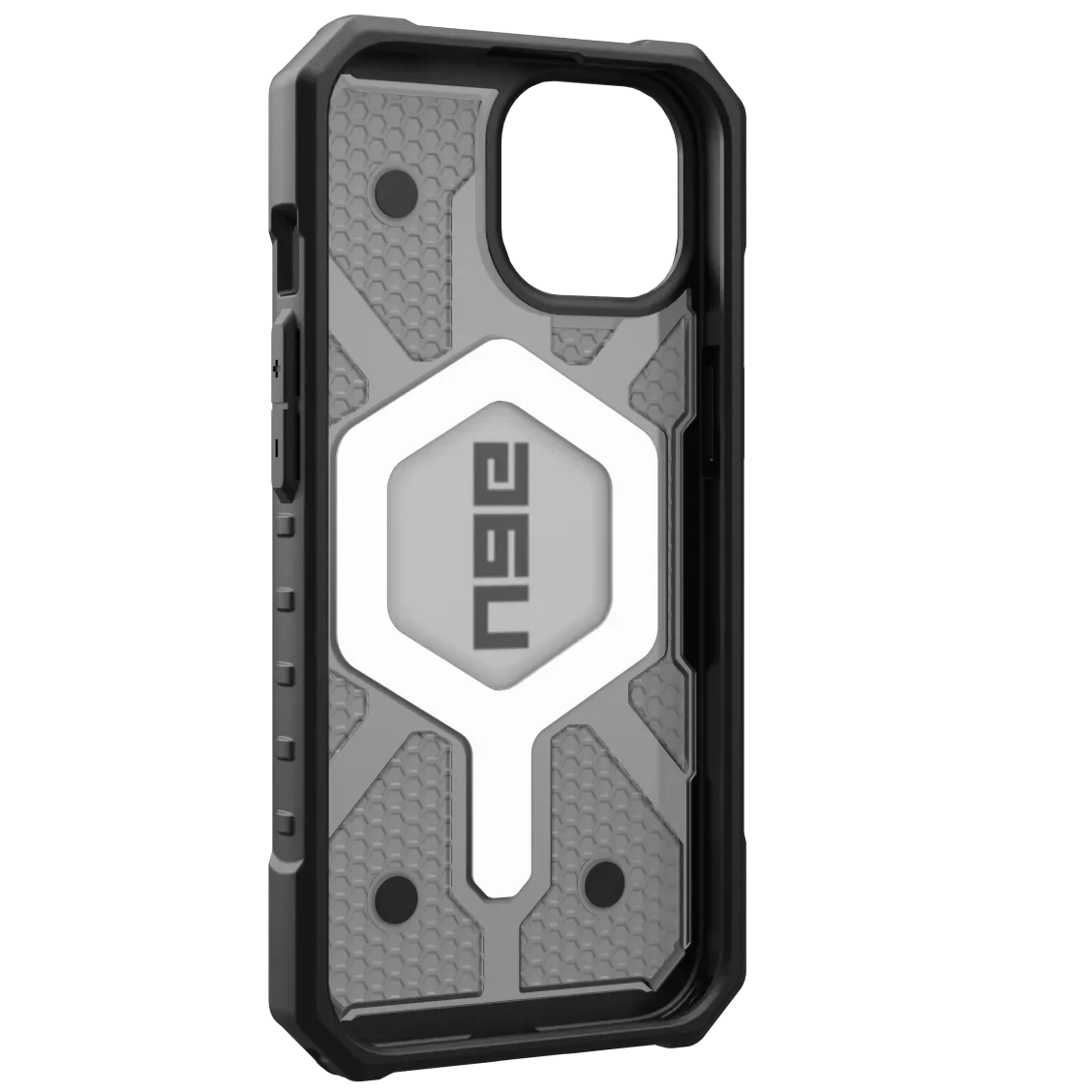 iPhone 15 Plus Pathfinder Series Rugged Magsafe Matte Case - Ash Black