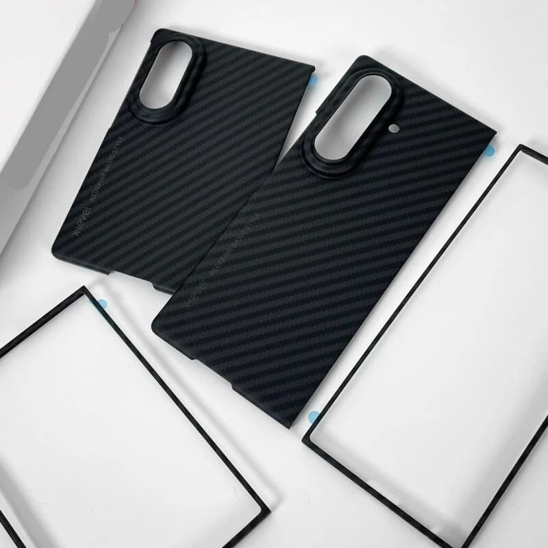 Samsung Z Fold 8 X-Level Magnet Nanofiber Carbon Case 0.8 mm with MagSafe - Black