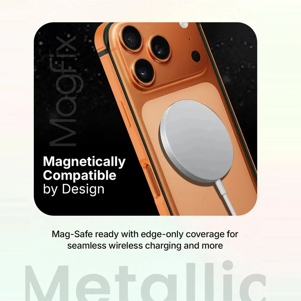 iPhone 17 Pro Max Aluminum Frame Metal Bumper Case