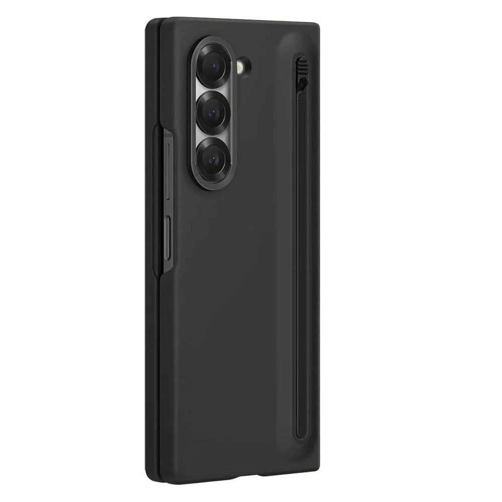 Samsung Galaxy Z Fold 6 Skin Feel S Pen Case with Front Glass Protection & Stylus