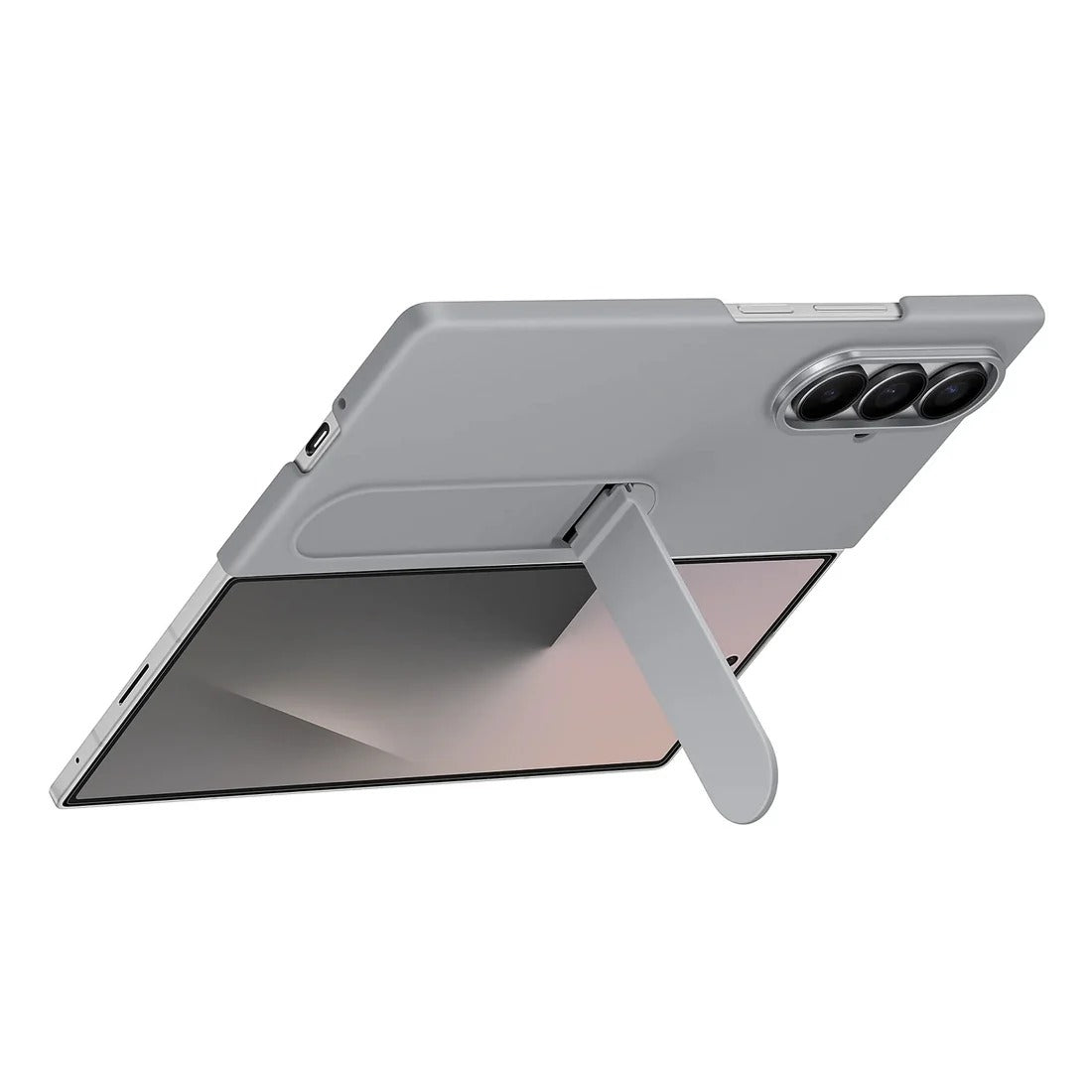 Samsung Galaxy Z Fold7 Matte Skin Feel PC Hard Case with Kickstand