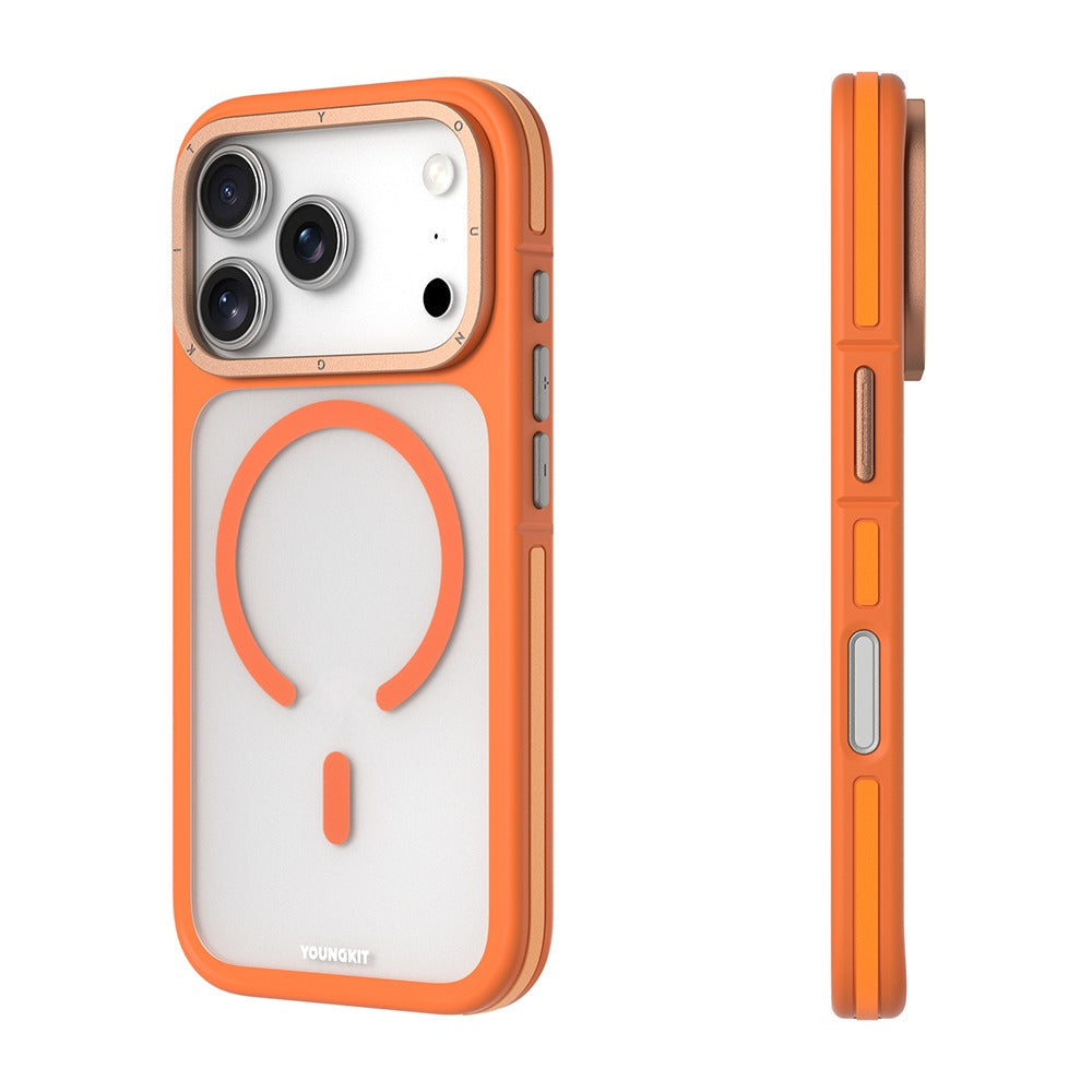 iPhone 17 Pro Max Youngkit Case, Rock Sand Series with Magsafe - Orange
