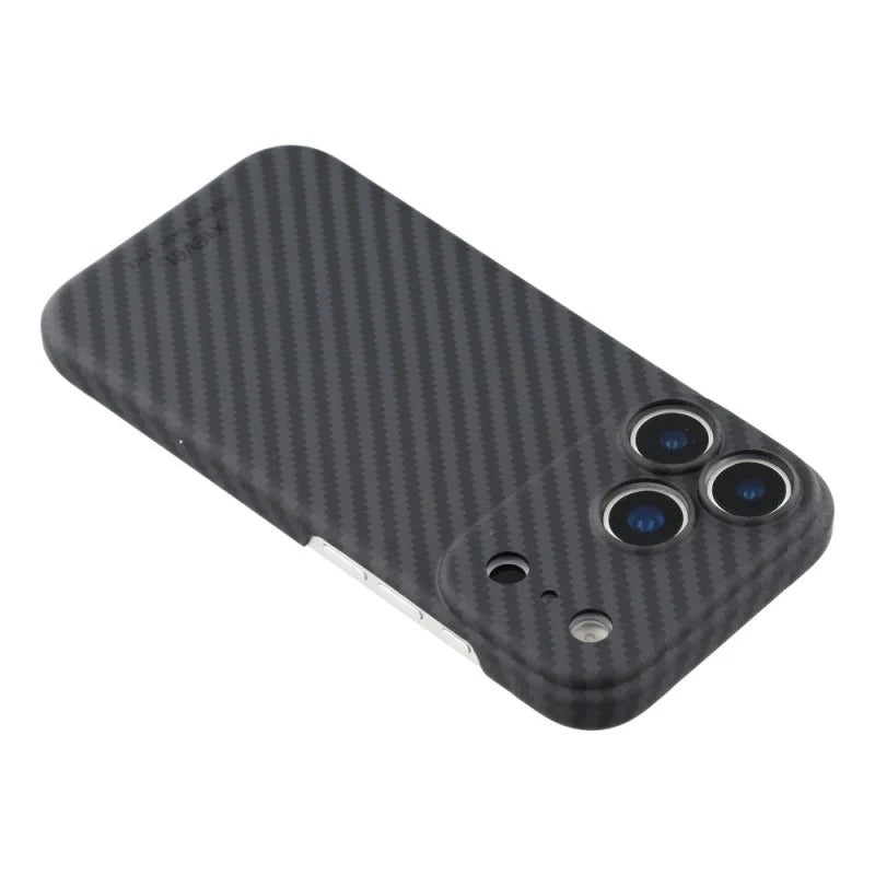 iPhone 18 Pro Max X-Level Magnet Nanofiber Carbon Case 0.8mm with MagSafe - Black