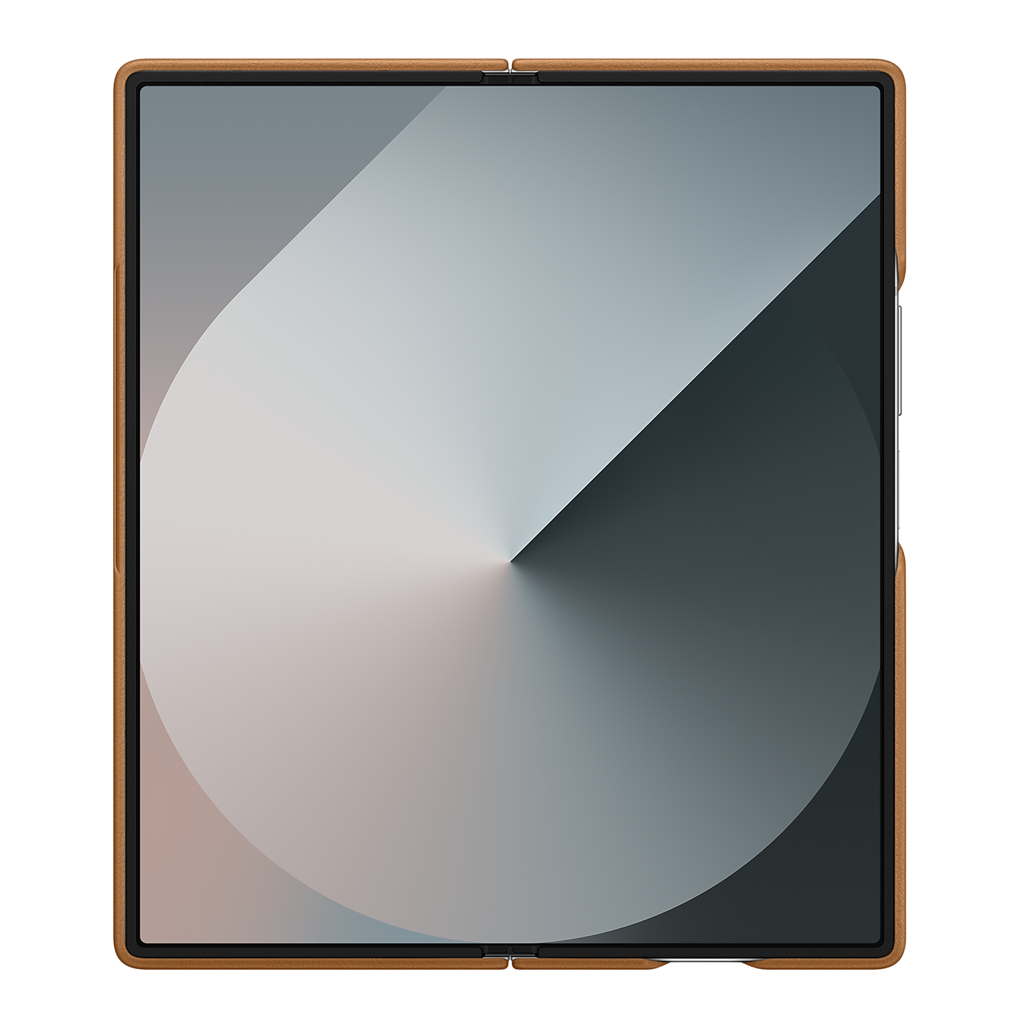 Samsung Galaxy Z Fold 7 Leather Case Protection Protective Shell Cover - Brown