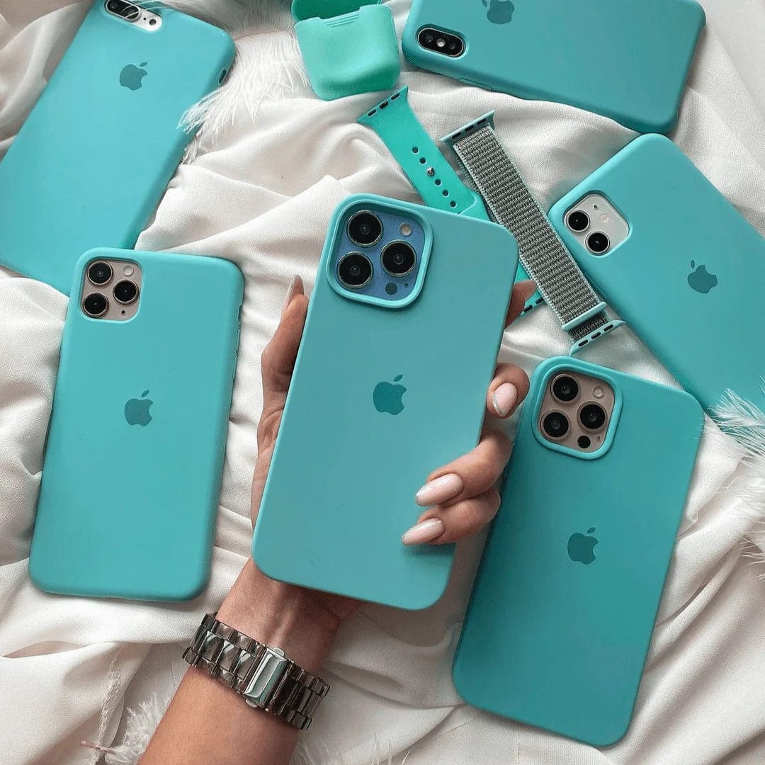 Ice Sea Blue Silicone Case – CaseCart